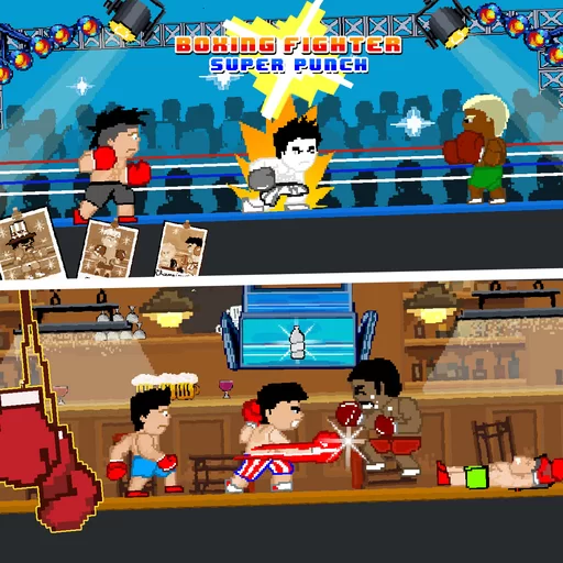 Boxing fighter : Super punch