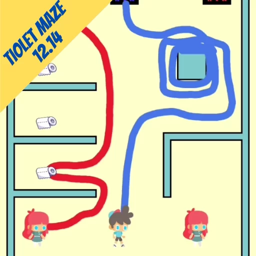 Toilet Maze 1213 Only for mobile device