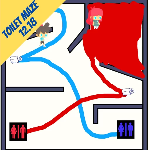 Toilet Maze 1218 Only for mobile device