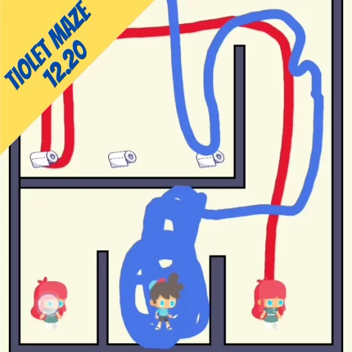 Toilet Maze 1220 Only for mobile device