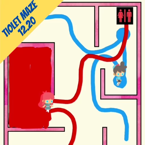 Toilet Maze 1220b Only for mobile device